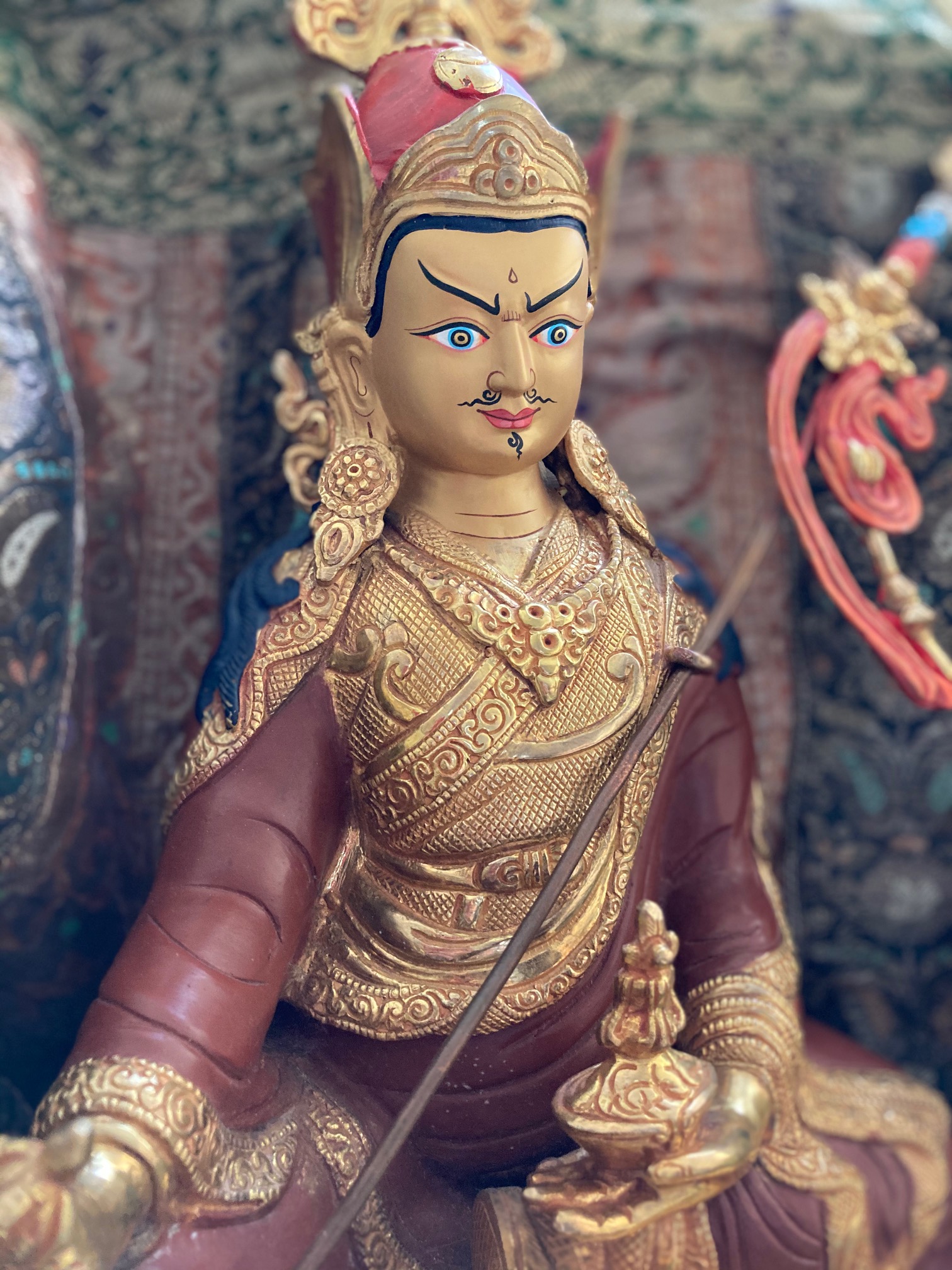 Picture of a Gurur Rinpoche staute of the Munich Local Group